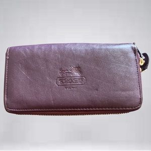 Coach | Purple Leather Coach Wallet